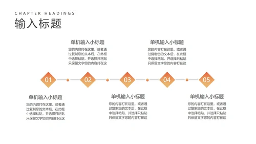 蓝色扁平风企业员工工作总结汇报PPT模板