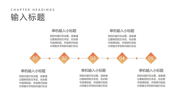 蓝色扁平风企业员工工作总结汇报PPT模板