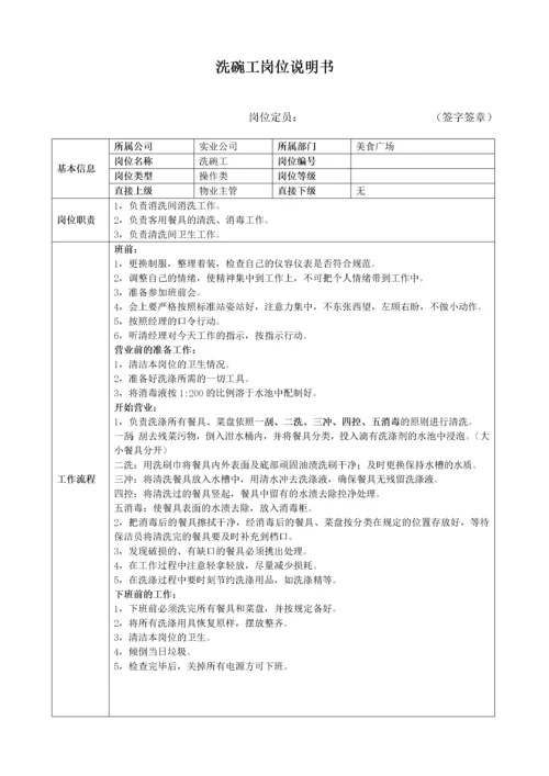 岗位说明书及考核标准工作流程.docx