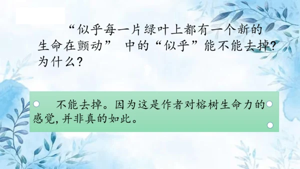 部编版五年级上册第七单元复习  课件