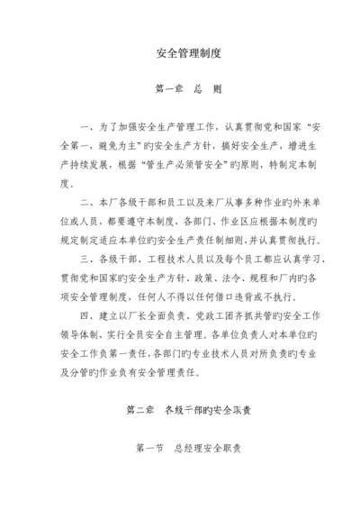 安全管理新版制度文档.docx