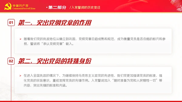 准确把握入党誓词的深刻内涵党支部PPT