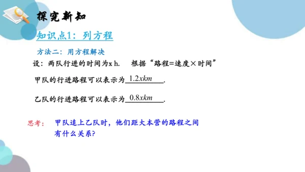 人教版七年级上册5.1.1从算式到方程 第一课时(共20张PPT)