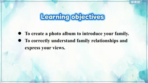 Unit 3 Family ties Presenting ideas 课件 外研版（2024）七年
