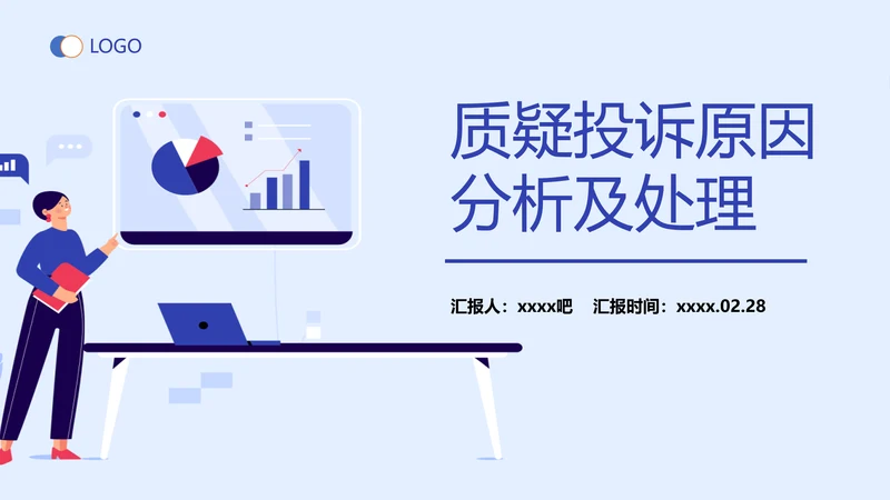 运营中质疑投诉原因分析处理培训课件PPT模板