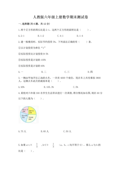 人教版六年级上册数学期末测试卷附答案（综合题）.docx