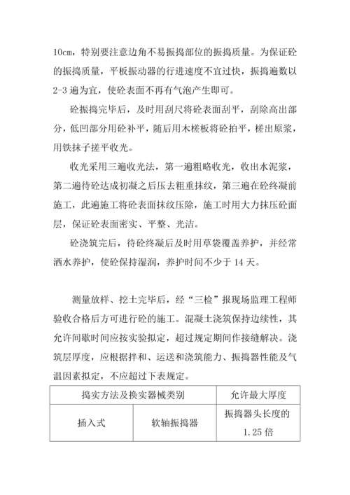 防洪建工程砼施工方案.docx