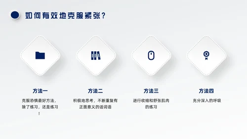 蓝色微粒体风演讲技巧培训