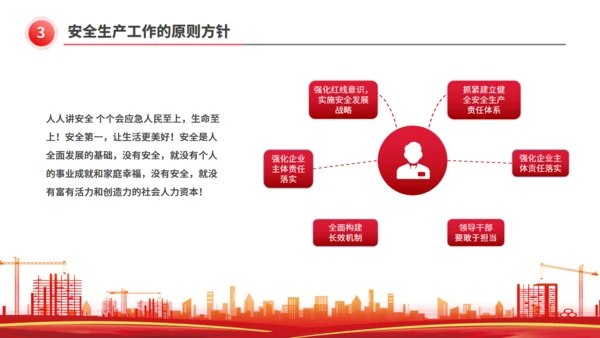 全国安全生产月工厂讲安全会应急通用PPT模板