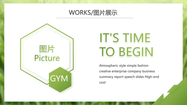 绿色农产品介绍宣传动态PPT模板