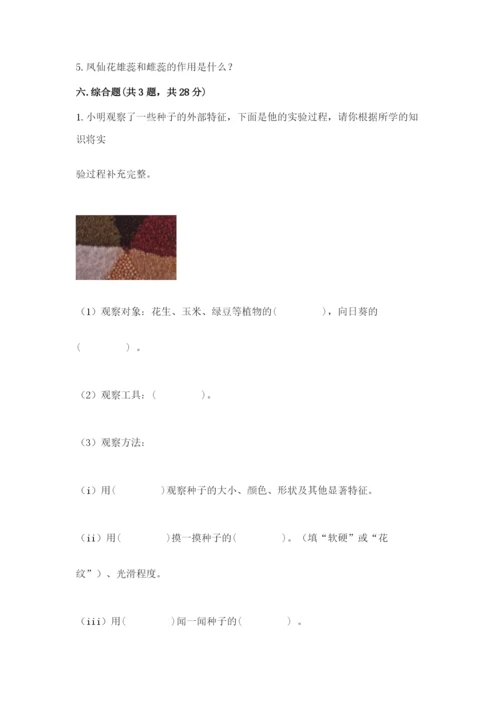 科学四年级下册第一单元《植物的生长变化》测试卷附完整答案（各地真题）.docx