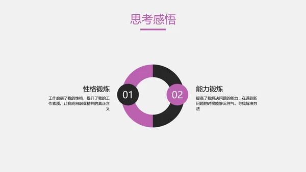 白紫色简约风IT年度工作总结