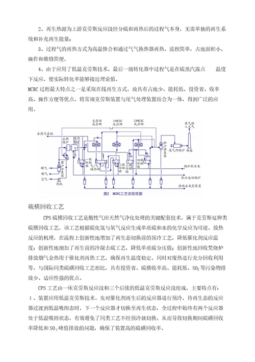 硫磺回收工艺介绍