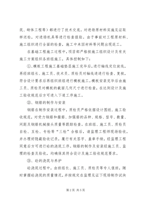 基础验收自评报告.docx