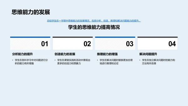 学期知识技能总结