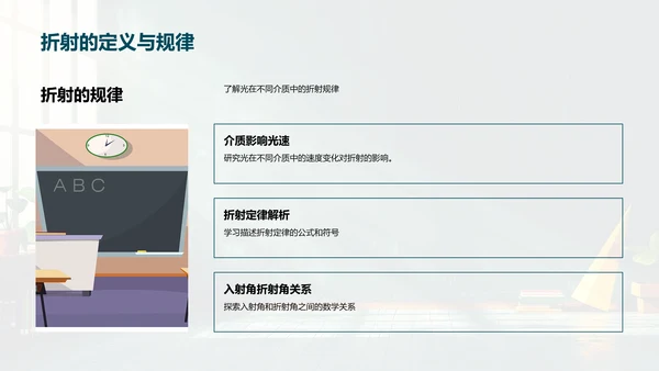 高中物理光学教程PPT模板