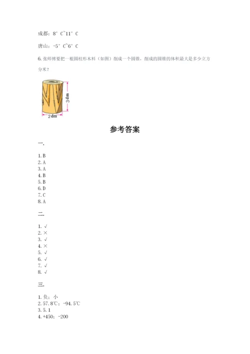 北师大版小升初数学模拟试卷【全国通用】.docx