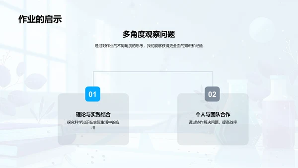 科学作业实战报告PPT模板