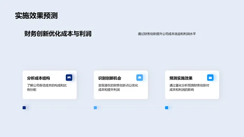 财务创新助力增长PPT模板