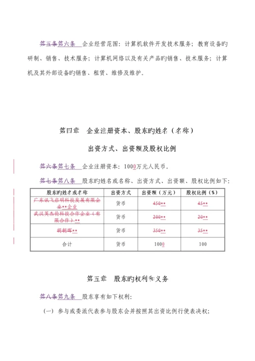 某上市公司子公司章程软件开发企业分享版.docx