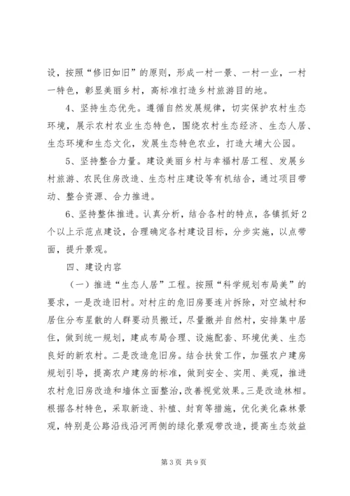 美丽乡村建设实施方案 (2).docx