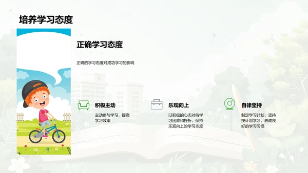 高一新生学习策略PPT模板