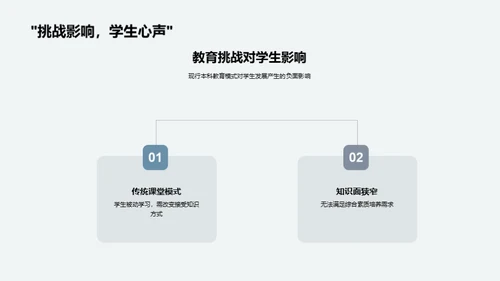 本科教育创新之路