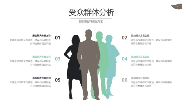 智能医疗医学解决方案通用PPT模板