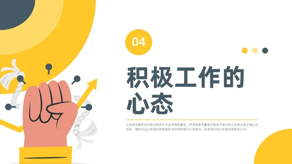 黄色水彩插画员工的十大心态企业培训PPT课件人际交往