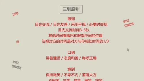 办公室业务人员职业礼仪培训通用PPT课件