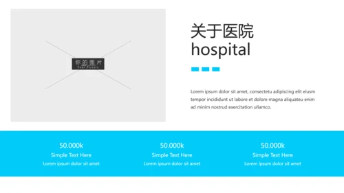 简洁医学报告医院宣传医疗动态PPT模板