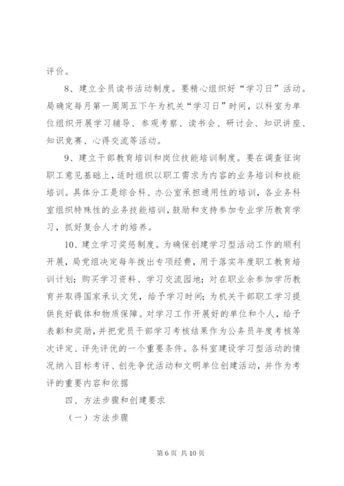 机关“建学习型党组织、做学习型党员”活动实施方案.docx