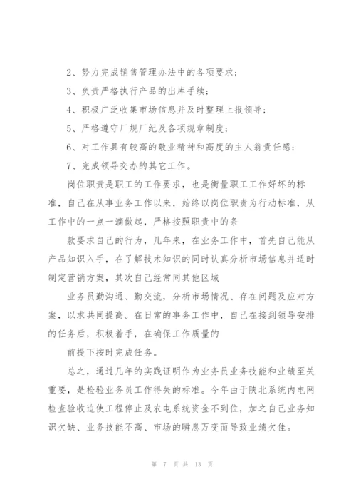 销售员年终工作总结5篇.docx