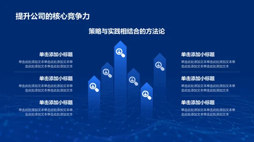 蓝色科技电子信息类专业通用PPT模板