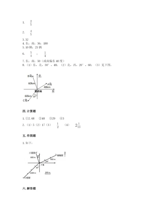人教版六年级上册数学期中考试试卷附完整答案【名校卷】.docx