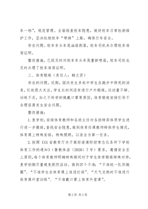 复学复课工作自查报告.docx