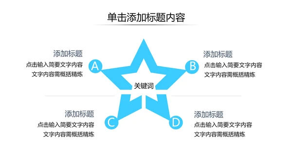 蓝色简洁企业宣传公司简介商务PPT模板