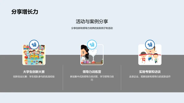 培养创新及领导力PPT模板