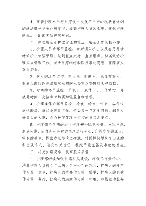护理部工作计划.docx