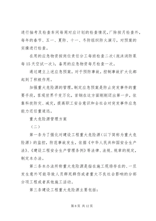 重大危险源管理方案.docx