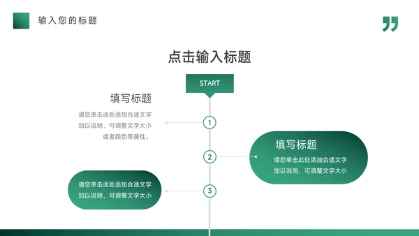 绿色渐变多图品牌营销策划PPT模板
