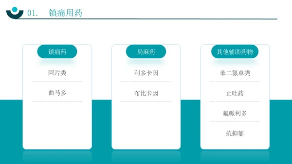 深青色简约实拍风围手术期患者疼痛管理护理培训PPT模板