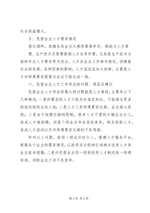 县民营企业人才工作现状调研报告 (2).docx