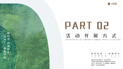 植树造林植树节通用PPT模板