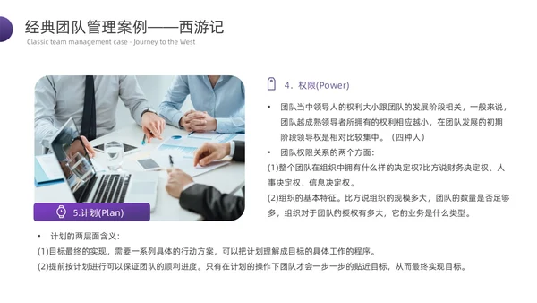 紫色渐变简约形状商务风管理心理学PPT模板