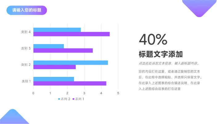 高端简洁紫色市场调研分析PPT模板