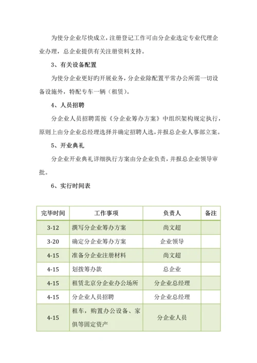 分公司筹建方案.docx