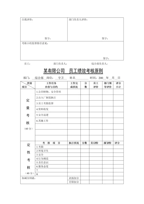 新编有限公司员工绩效考评标准细则.docx