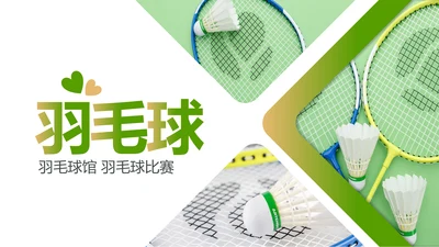 体育竞赛活动羽毛球运动羽神争霸PPT模板