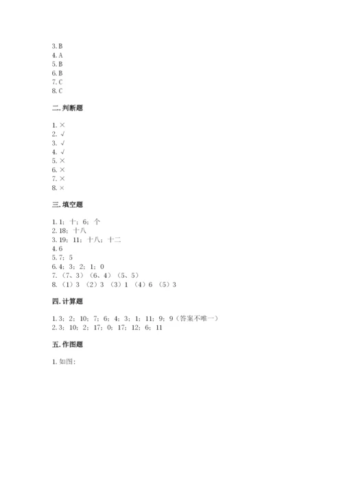 2022人教版一年级上册数学期末考试试卷精品（全国通用）.docx
